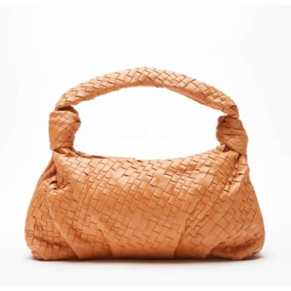 Cleobella Tan Woven Morgan Handbag - Picture 2 of 14